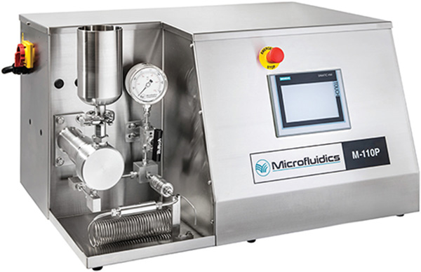 The Microfluidics M-110P Microfluidizer® High Shear Fluid Processor