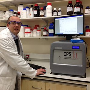 CPS Disc Centrifuge being used at Scott Bader