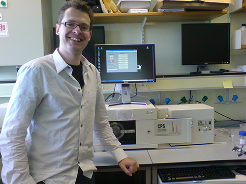 Dr Stefan Bon of the University of Warwick next to the CPS DC24000