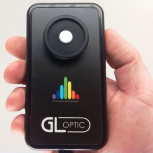 The handheld GL Optic Mini-Spectrometer is available in the UK and Ireland from Analytik