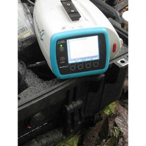 The ASD FieldSpec HandHeld 2 Spectrometer, being used in the Amazon rainforest