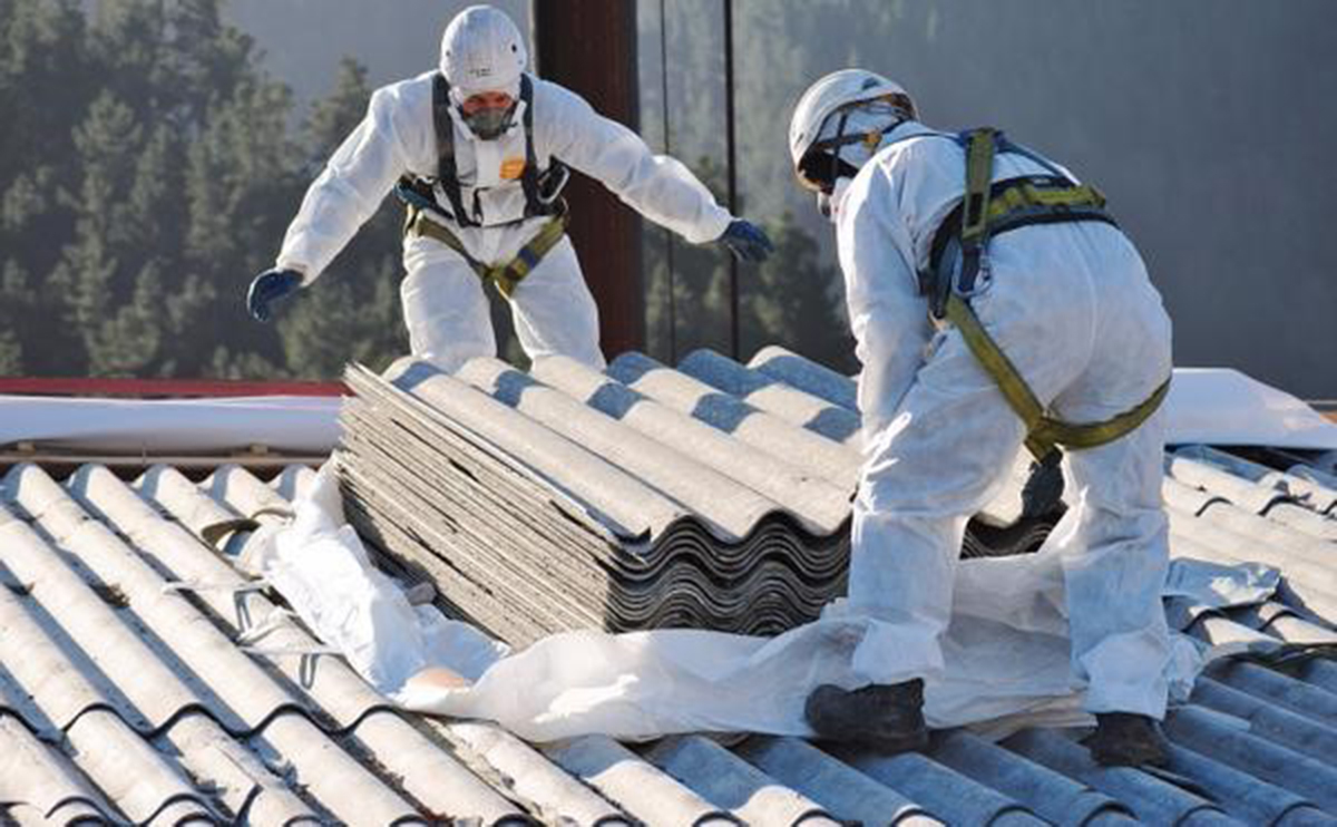 The removal of roof that contains asbestos.
Source: The Architect Newpaper